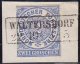 Nr. 3435 - Nachverwendeter Preußenstempel - Waltersdorf / R2