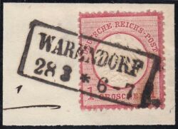 Nr. 3449 - Nachverwendeter Preußenstempel - Warendorf / R2