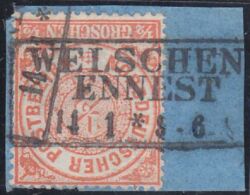 Nr. 3480 - Nachverwendeter Preuenstempel - Welschenennest / R3