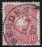 Nr. 3487 - Nachverwendeter Preußenstempel - Werden...