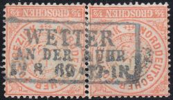 Nr. 3508 - Nachverwendeter Preußenstempel - Wetter a. d. Ruhr / R3
