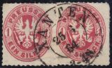 Nr. 3632 - Nachverwendeter Preußenstempel - Xanten...