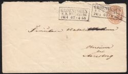 Nr. 1231 - Nachverwendeter Preußenstempel - Groeningen R. B. Magdeburg / R3