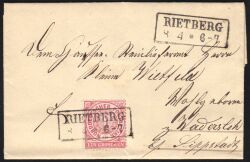 Nr. 2774 - Nachverwendeter Preußenstempel - Rietberg / R2