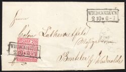 Nr. 3520 - Nachverwendeter Preußenstempel - Wiedenbrück / R2