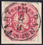 Nr. 0090 - Nachverwendeter Turn- u. Taxisstempel -...