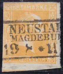 1858  Freimarke: König Friedrich Wilhelm IV.