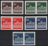 1966  Freimarken: Brandenburger Tor aus Bogen *