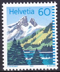 1993  Freimarke: Bergseen