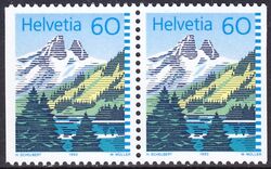1993  Freimarke: Bergseen aus Markenheftchen