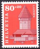 1993  Wiederaufbau der Luzerner Kapellbrücke