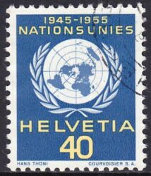 1955  10 Jahre Vereinte Nationen ( UNO )