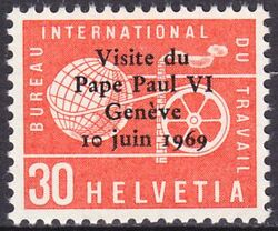 1969  Besuch von Papst Johannes Paul VI. bei der Intern. Arbeitskonferenz (ILO)