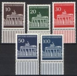 1966  Freimarken: Brandenburger Tor aus Bogen