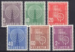 1958  Sendeturm und Empfangsantenne ( ITU )
