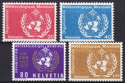 1973  100 Jahre Weltorganisation für Meteorologie ( WMO )
