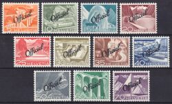 1950  Freimarken mit schrägem Aufdruck