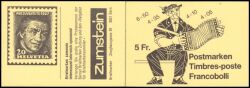 1984  Volksbräuche - Markenheftchen
