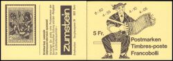 1984  Volksbräuche - Markenheftchen