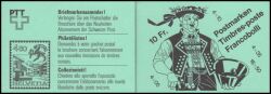 1985  Volksbräuche - Markenheftchen