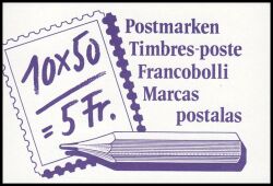 1988  Postbefrderung - Markenheftchen