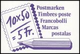1988  Postbeförderung - Markenheftchen