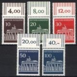 1966  Freimarken: Brandenburger Tor aus Bogen