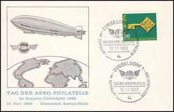 1968  Tag der Aero-Philatelie im Zeppelin-Gedenkjahr