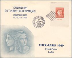 1949  100 Jahre franzsische Briefmarken