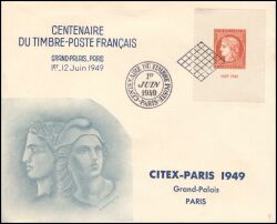 1949  100 Jahre französische Briefmarken