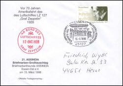 1998  Amerikafahrt des Luftschiffes LZ 127 "Graf Zeppelin"
