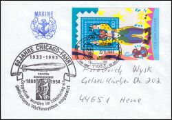1993  Chicago-Fahrt des Luftschiffes LZ 127 "Graf Zeppelin"
