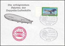 1979  Weltrundfahrt des Luftschiffes LZ 127 Graf Zeppelin 