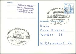 1982  Burgen & Schlösser - Postkarte