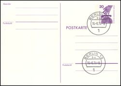 1974  Unfallverhütung - Postkarte