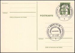 1971  Gustav Heinemann - Postkarte