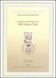 1990  500 Jahre internationale Postverbindung in Europa