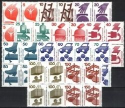 1971  Freimarken: Unfallverhütung aus Bogen *