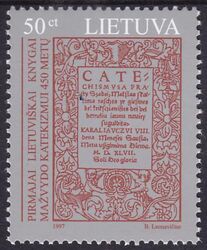 1997  450. Jahrestag der Erstausgabe eines Buches in litauischer Sprache