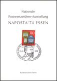 1974  100 Jahre Weltpostverein  UPU - Naposta `74