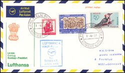 1971  Lufthansa Erstflug Bombay - Frankfurt