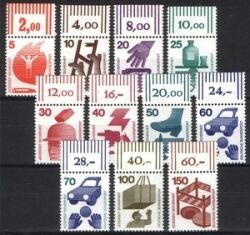 1971  Freimarken: Unfallverhütung aus Bogen *