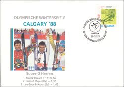 1988  Olympische Winterspiele in Calgary - Super-G Herren