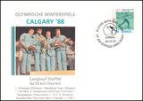 1988  Olympische Winterspiele in Calgary - Langlauf Staffel