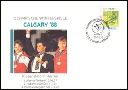 1988  Olympische Winterspiele in Calgary - Riesenslalom Herren