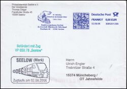 2006  Zugtaufe und Erstbefrderung mit VP 650.78 Seelow 