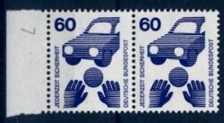 1971  Freimarken: Unfallverhütung mit DZ