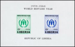 Liberia 1960  Weltflüchtlingsjahr