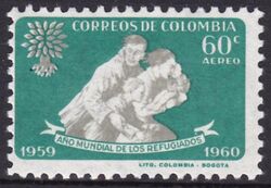 Kolumbien 1960  Weltflchtlingsjahr