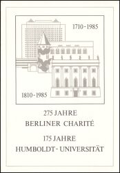 1985  175 Jahre Humbold-Universität - 275 Jahre Charite